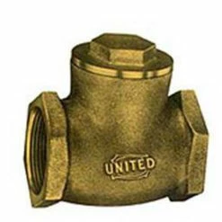 Hot Sale 🔔 United Brass Works Model 99S 1-1/2 in. Bronze Threaded Swing Check Valve 🔥