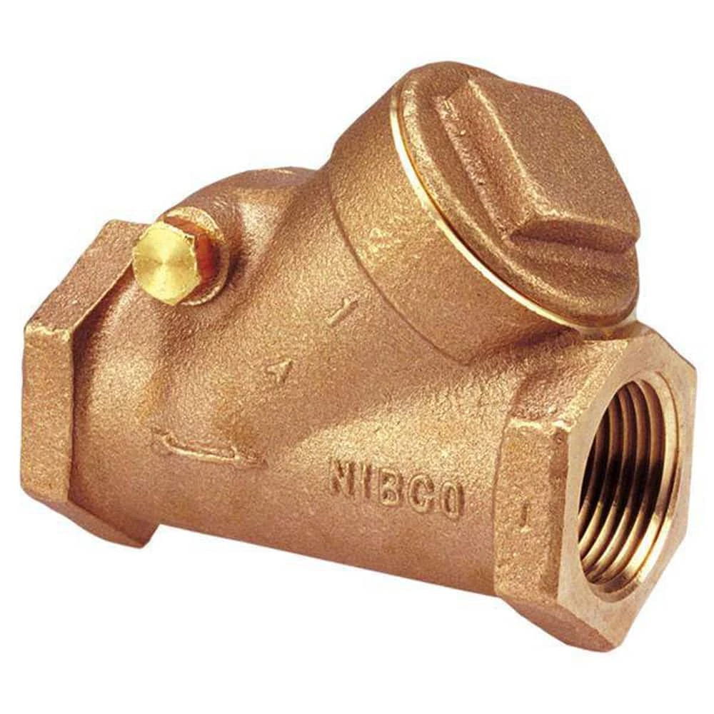 New ๐ฏ NIBCO T-433-B 1-1/4 in. Bronze NPT Check Valve โจ 1 New ๐ฏ NIBCO T-433-B 1-1/4 in. Bronze NPT Check Valve โจ