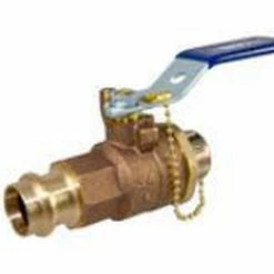 Brand new ❤️ NIBCO PC-585-70-HC 1/2 in. Bronze Full Port Press x GHT 250# Ball Valve 🎁