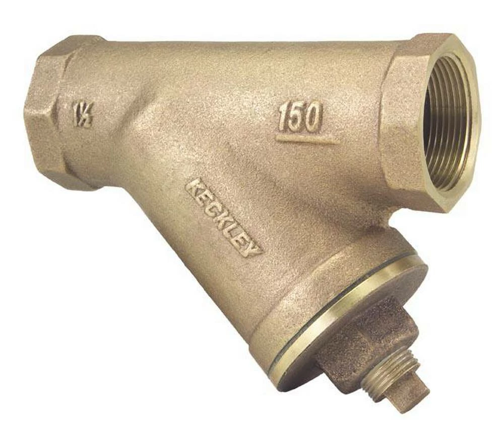 New โ Keckley Style F150I 1-1/4 in. 125# Bronze Female Threaded Mesh Wye Strainer ๐ฏ 1 New โ Keckley Style F150I 1-1/4 in. 125# Bronze Female Threaded Mesh Wye Strainer ๐ฏ