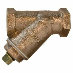 Deals 🤩 NIBCO T-221-A 1-1/4 x 1-1/4 x 1-1/4 in. Bronze Threaded 20 Mesh with Plug Strainer 🎁