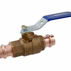 Flash Sale 👍 NIBCO PC-585-70 1-1/4 in. Bronze Full Port Press 250# Ball Valve 💯