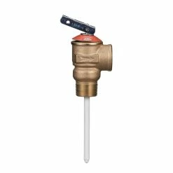 Promo โญ Zurn Wilkins TP1100A 3/4 in. Cast Brass and Bronze and Stainless Steel and Silicone MNPT x FNPT 150# 210 Relief Valve ๐