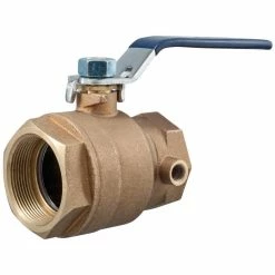 Outlet 🎁 Febco Series LF622FT 1-1/2 in. Bronze Full Port Female Threaded 600# Ball Valve 🤩