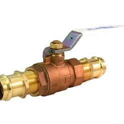 Wholesale 🎉 Milwaukee Valve UPBA-100/150 Series 1/2 in. Bronze Full Port Press 200# Ball Valve 🧨