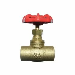 New 👏 Red-White Valve 3/4 in. Bronze Sweat Globe Valve 🔔