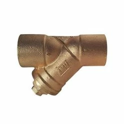 Best reviews of 🥰 Red-White Valve 387F 3/4 x 3/4 x 3/4 in. Solder Bronze Wye Pattern Strainer 😍