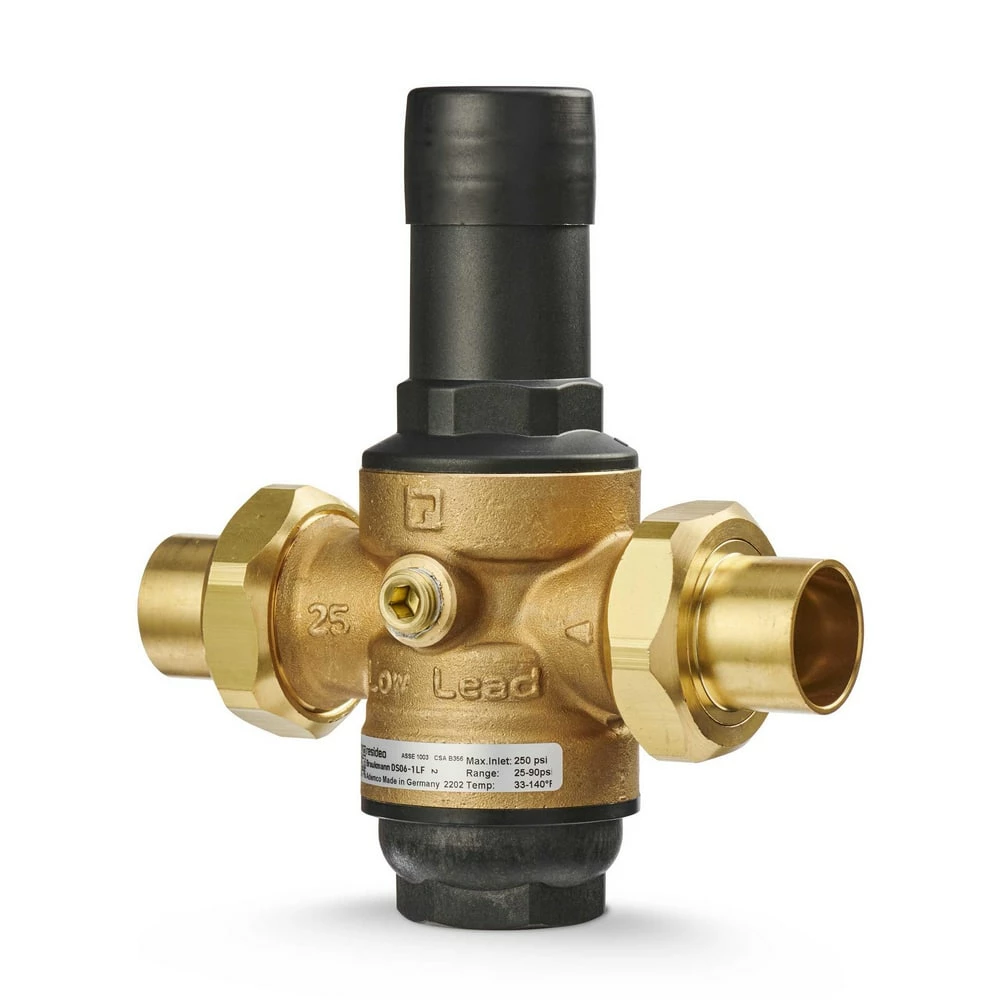 Best Pirce 🌟 Resideo Braukmann DS06 DialSet® 1 in 250 psi Bronze, Plastic and Stainless Steel FNPT x Double Union Sweat Pressure Reducing Valve 🌟 1 Best Pirce 🌟 Resideo Braukmann DS06 DialSet® 1 in 250 psi Bronze, Plastic and Stainless Steel FNPT x Double Union Sweat Pressure Reducing Valve 🌟