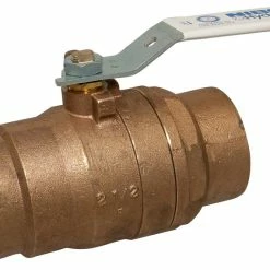 New 🌟 NIBCO S-580-66-LF 1-1/4 in. DZR Bronze Conventional Port Solder 600# Ball Valve 💯
