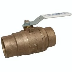 Cheap 🥰 NIBCO S-580-66-LF 2-1/2 in. DZR Bronze Conventional Port Solder 600# Ball Valve ⭐