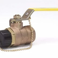 Best Sale 🌟 Milwaukee Valve BA-100/150 Series 3/4 in. Bronze Full Port Threaded x Hose 600# Ball Valve ❤️