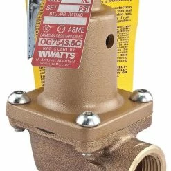 Budget 🔥 Watts Series 174A 3/4 in. Bronze FNPT 50# 250 Relief Valve 🤩