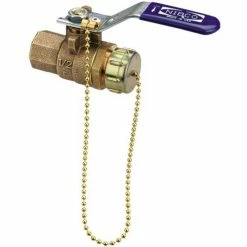 Buy ⌛ NIBCO T-585-70-66-HC 1/2 x 3/4 in. DZR Bronze Full Port NPT x Hose 600# Ball Valve 🥰