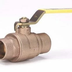 Best Sale 🛒 Milwaukee Valve BA-100/150 Series 1 in. Cast Bronze Standard Port Solder 600# Ball Valve ⌛
